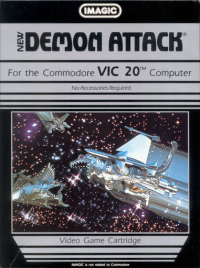 Demon Attack Vic-20 US box art